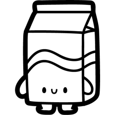 chibi milk carton