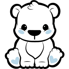 cute polar bear