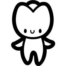 chibi tulip outline