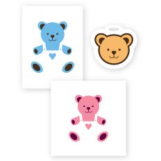 Baby bear A2 and square artwork and gift tag