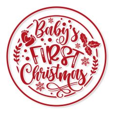 Baby's First Christmas SVG Quote