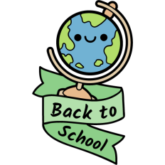 cute world globe back to school