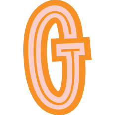 Orange Letter G