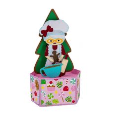 Baking Mrs. Claus Pop Up Card