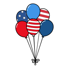Patriotic Balloons