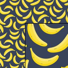 Banana Pattern Dark