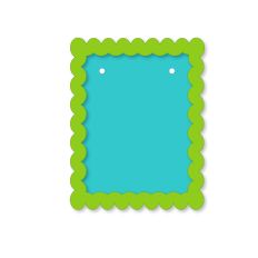 Whimsical Scalloped Frame Banner -Multiple Pieces