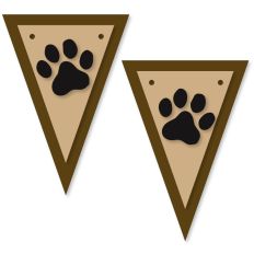 Paw Print Banner - Multiple Layers