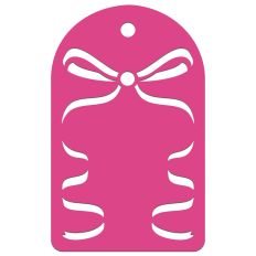 Baroque Bow Gift Tag