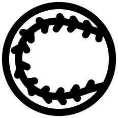Baseball Ball Outline