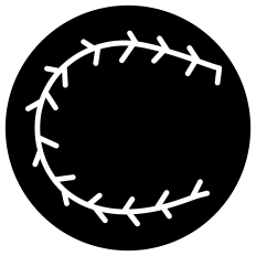 Baseball Ball Silhouette