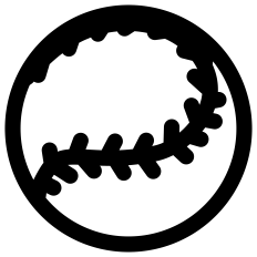 Baseball Ball Outline