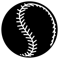 Baseball Ball Silhouette