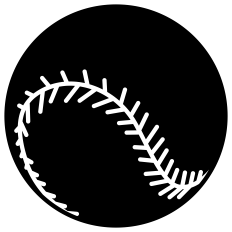 Baseball Ball Silhouette