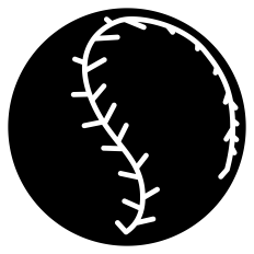 Baseball Ball Silhouette