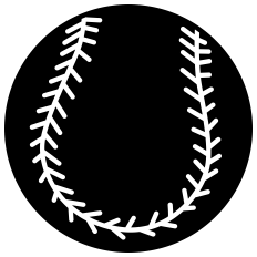 Baseball Ball Silhouette