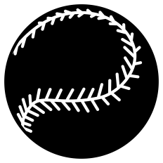 Baseball Ball Silhouette