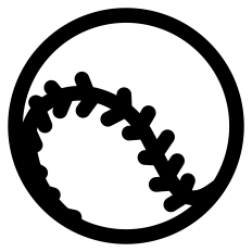 Baseball Ball Outline