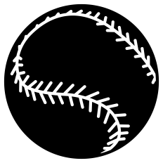 Baseball Ball Silhouette