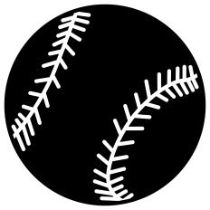 Baseball Ball Silhouette