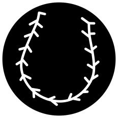 Baseball Ball Silhouette