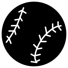 Baseball Ball Silhouette