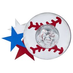 Baseball Candy Dome Card