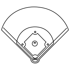 Baseball Field Outline