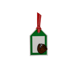Baseball Glove Gift Tag