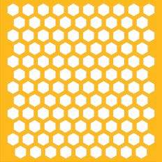 Bee Hive Easy Stencil