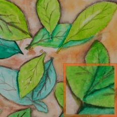 Watercolour Leaves