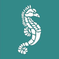 Sea Horse Stencil