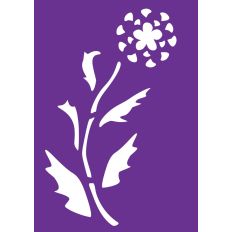 Globe Thistle A4 size Stencil