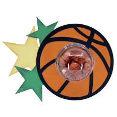 Basketball Candy Dome Card