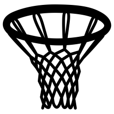 Basketball Hoops Silhouette