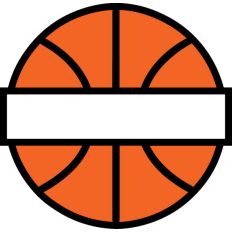 Basketball name tag