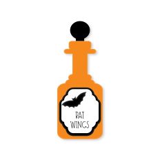 Bat Wing Potion Bottle with Printable Label
