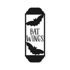 Bat Wings Potion Candle Wrap or Stencil
