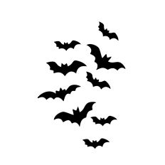 Flying Bats Halloween