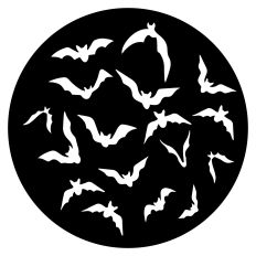 Bats Halloween Circular Design