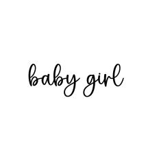 baby girl svg cut file