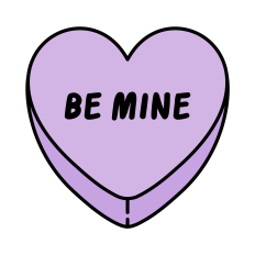 Candy Heart SVG | Valentine's Day SVG | Valentine's Day Clipart