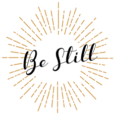 Be Still Word Art Decal | Christian Iron-On SVG | Faith T-Shirt Design