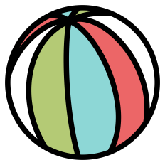 Colorful Beach Ball