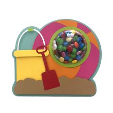 Beach Dome Candy Card Dial Back