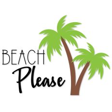 Beach Please, Summer Palm Trees