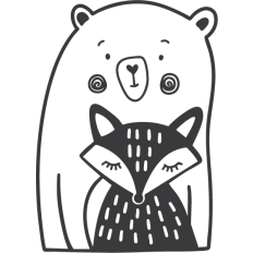 Bear and Fox