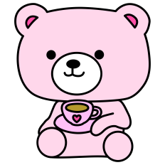 Bear with Teacup