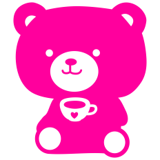 Bear with Teacup