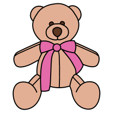 Teddy Bear with Bow